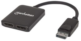 Manhattan 207768 rozgałęziacz telewizyjny DisplayPort 2x DisplayPort Manhattan