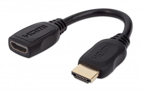 Manhattan 354523 zmieniacz płci / kabli HDMI 19-pin Czarny Manhattan