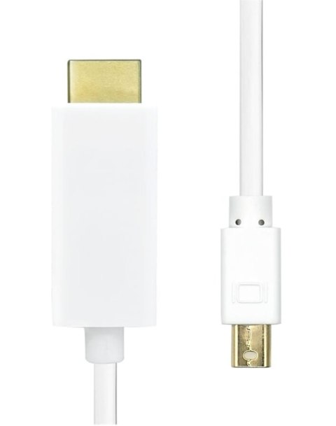 ProXtend MDP1.2-HDMI-001W adapter kablowy 1 m Mini DisplayPort Biały ProXtend