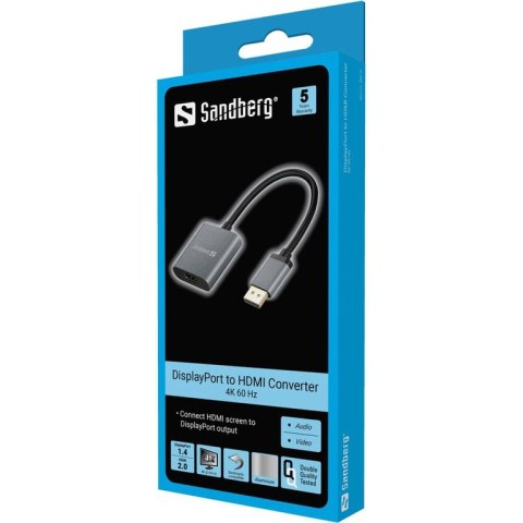 Sandberg Adapter DP1.4>HDMI2.0 4K60 Sandberg