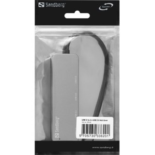 Sandberg USB-C to 4 x USB 3.0 Hub SAVER Sandberg