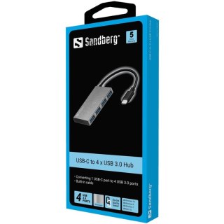 Sandberg USB-C to 4 xUSB 3.0 Pocket Hub Sandberg