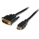 StarTech 0.5m, HDMI - DVI-D 0,5 m Czarny StarTech.com