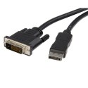 StarTech DP2DVIMM10 adapter kablowy 3 m DisplayPort DVI-D Czarny StarTech.com