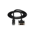 StarTech DP2DVIMM6 adapter kablowy 1,8 m DisplayPort DVI-D Czarny StarTech.com