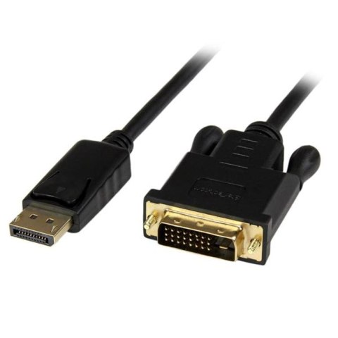 StarTech DP2DVIMM6BS adapter kablowy 1,8 m DisplayPort DVI-D Czarny StarTech.com