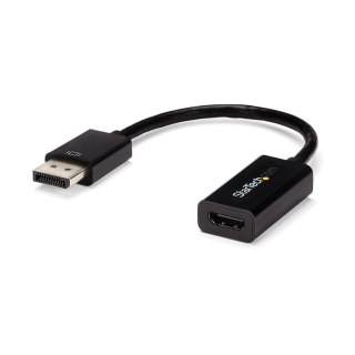 StarTech DP2HD4KS adapter kablowy 0,15 m DisplayPort HDMI Typu A (Standard) Czarny StarTech.com