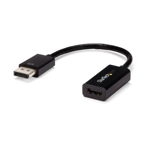 StarTech DP2HD4KS adapter kablowy 0,15 m DisplayPort HDMI Typu A (Standard) Czarny StarTech.com