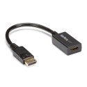 StarTech DP2HDMI2 adapter kablowy 0,21 m DisplayPort HDMI Czarny StarTech.com