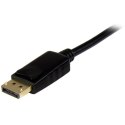 StarTech DP2HDMM1MB adapter kablowy 1 m DisplayPort HDMI Typu A (Standard) Czarny StarTech.com