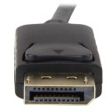 StarTech DP2HDMM1MB adapter kablowy 1 m DisplayPort HDMI Typu A (Standard) Czarny StarTech.com