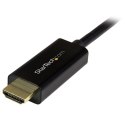 StarTech DP2HDMM2MB adapter kablowy 2 m HDMI Typu A (Standard) DisplayPort Czarny StarTech.com