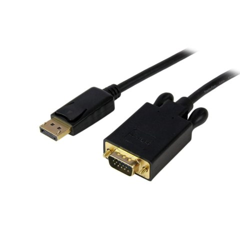 StarTech DP2VGAMM10B adapter kablowy 3 m DisplayPort VGA (D-Sub) Czarny StarTech.com