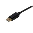 StarTech DP2VGAMM15B adapter kablowy 4,6 m DisplayPort VGA (D-Sub) Czarny StarTech.com