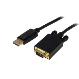 StarTech DP2VGAMM6B adapter kablowy 1,8 m DisplayPort VGA (D-Sub) Czarny StarTech.com