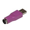 StarTech GC46MFKEY zmieniacz płci / kabli USB A PS/2 Fioletowy StarTech.com