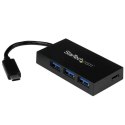 StarTech HB30C3A1CFB huby i koncentratory USB 3.2 Gen 1 (3.1 Gen 1) Type-C 5000 Mbit/s Czarny StarTech.com