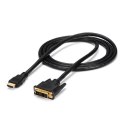 StarTech HDMIDVIMM6 adapter kablowy 1,8 m HDMI DVI-D Czarny StarTech.com