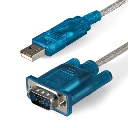 StarTech ICUSB232SM3 zmieniacz płci / kabli DB-9 USB 2.0 A Niebieski, Przezroczysty StarTech.com