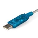 StarTech ICUSB232SM3 zmieniacz płci / kabli DB-9 USB 2.0 A Niebieski, Przezroczysty StarTech.com