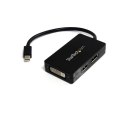 StarTech MDP2DPDVHD adapter kablowy 0,15 m Mini DisplayPort DisplayPort + DVI-D + HDMI Czarny StarTech.com