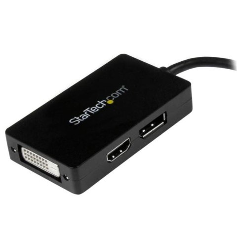 StarTech MDP2DPDVHD adapter kablowy 0,15 m Mini DisplayPort DisplayPort + DVI-D + HDMI Czarny StarTech.com