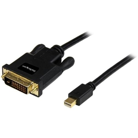 StarTech MDP2DVIMM3B adapter kablowy 0,9 m mini DisplayPort DVI-D Czarny StarTech.com