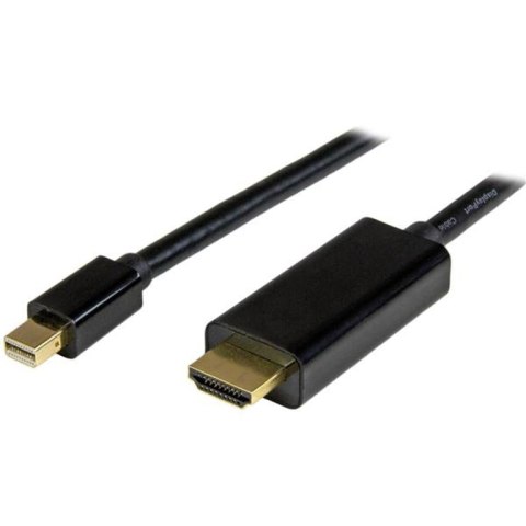 StarTech MDP2HDMM1MB adapter kablowy 1 m DisplayPort HDMI Typu A (Standard) Czarny StarTech.com