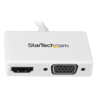 StarTech MDP2HDVGAW adapter kablowy 0,15 m Biały StarTech.com