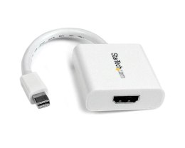 StarTech MDP2HDW adapter kablowy 0,12 m Mini-DisplayPort HDMI Biały StarTech.com