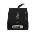 StarTech MDP2VGDVHD adapter kablowy 0,15 m Mini DisplayPort DVI-D + VGA (D-Sub) + HDMI Czarny StarTech.com