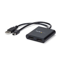 StarTech MSTMDP122DP rozgałęziacz telewizyjny Mini DisplayPort 2x DisplayPort StarTech.com