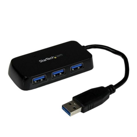 StarTech ST4300MINU3B huby i koncentratory USB 3.2 Gen 1 (3.1 Gen 1) Type-A 5000 Mbit/s Czarny StarTech.com