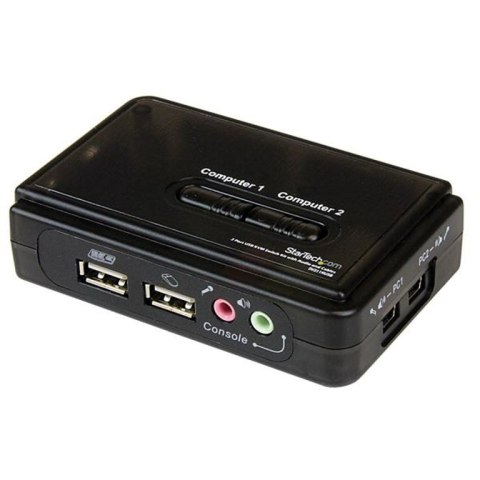 StarTech SV211KUSB przełącznik KVM Czarny StarTech.com