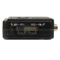 StarTech SV211KUSB przełącznik KVM Czarny StarTech.com