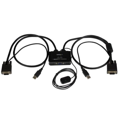 StarTech SV211USB przełącznik KVM Czarny StarTech.com