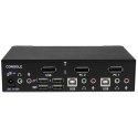 StarTech SV231DPUA przełącznik KVM Czarny StarTech.com