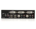 StarTech SV231DVIUA przełącznik KVM Czarny StarTech.com