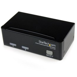 StarTech SV231USBGB przełącznik KVM Czarny StarTech.com