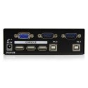 StarTech SV231USBGB przełącznik KVM Czarny StarTech.com