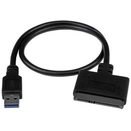 StarTech USB312SAT3CB zmieniacz płci / kabli USB 3.1 A SATA 7+15 pin Czarny StarTech.com