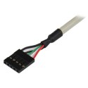 StarTech USBPLATE zmieniacz płci / kabli 2 x IDC 2 x USB A Srebrny StarTech.com