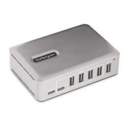 StarTech 10G5A2CS-USB-C-HUB huby i koncentratory USB 3.2 Gen 2 (3.1 Gen 2) Type-C 10000 Mbit/s Srebrny StarTech.com