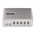 StarTech 10G5A2CS-USB-C-HUB huby i koncentratory USB 3.2 Gen 2 (3.1 Gen 2) Type-C 10000 Mbit/s Srebrny StarTech.com