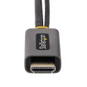 StarTech 128-HDMI-DISPLAYPORT adapter kablowy 0,3 m HDMI Typu A (Standard) Czarny, Szary StarTech.com