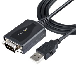 StarTech 1P3FPC-USB-SERIAL zmieniacz płci / kabli DB-9 USB Type-A (4 pin) USB 2.0 Czarny StarTech.com