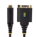 StarTech 2P1FFC-USB-SERIAL zmieniacz płci / kabli USB-A 2 x DB-9 RS-232 Czarny, Szary StarTech.com