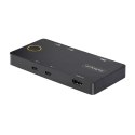 StarTech C2-H46-UC2-PD-KVM przełącznik KVM Czarny StarTech.com