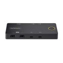 StarTech C2-H46-UC2-PD-KVM przełącznik KVM Czarny StarTech.com