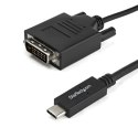 StarTech CDP2DVIMM1MB adapter kablowy 1 m USB Type-C DVI-D Czarny StarTech.com